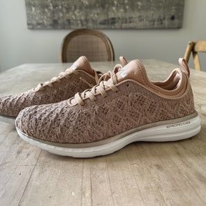 APL Women's Sneakers in Tan and White